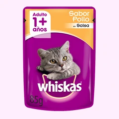 [10201478] WHISKAS POUCH ADULTO POLLO SALSA PROMO 5+1