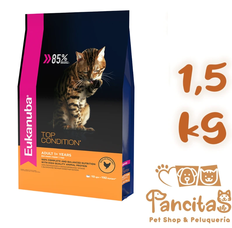 [60010149] EUKANUBA CAT ADULT TOP CONDITION 1,5KG
