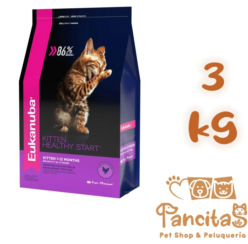 [Ek] EUKANUBA CAT KITTEN HEALTHY START 3KG