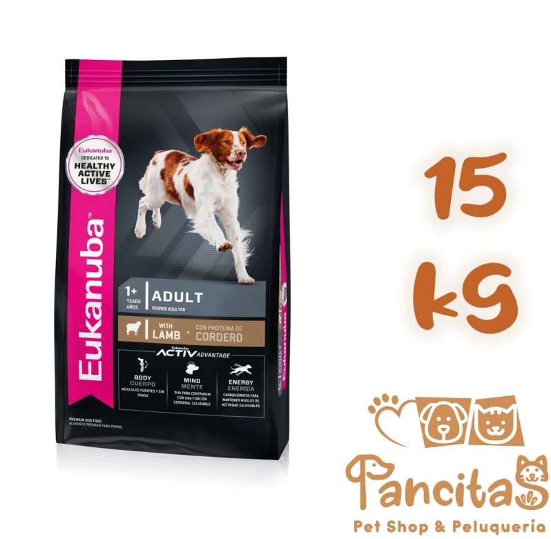 EUKANUBA CORDERO ADULTO MEDIUM 15KG