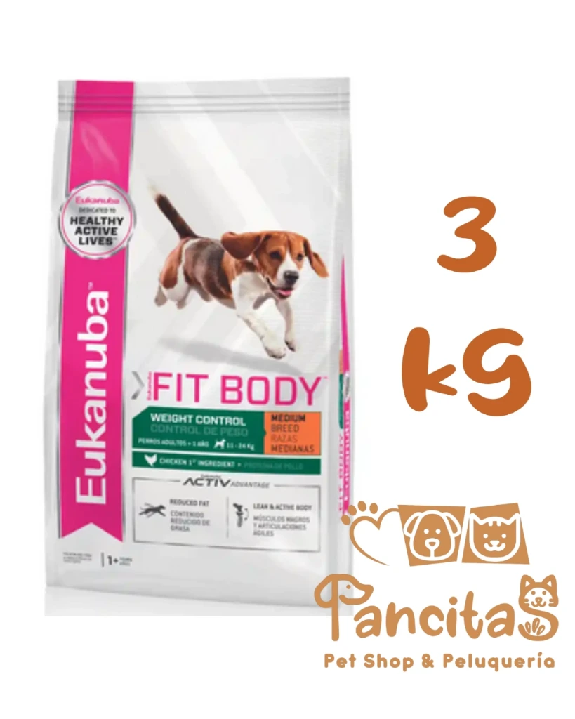 EUKANUBA FIT BODY MEDIUM 3KG