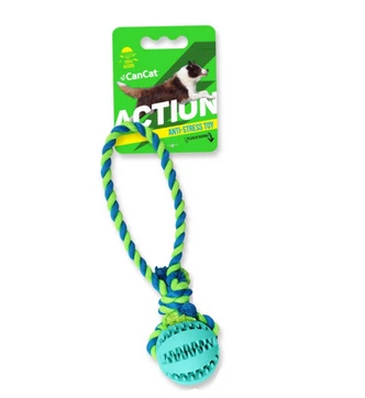 [5115] CANCAT ACTION PELOTA DE BASEBALL CON SOGA