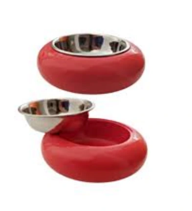 CANCAT COMEDERO RUEDA ROJO