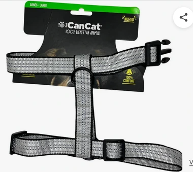 CANCAT CONJUNTO ARNES REGULABLE REFLECTIVO 40 a 62 CM