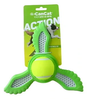 CANCAT ESTRELLA VOLADORA CON PELOTA TENIS