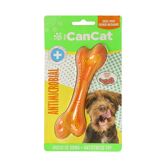 [3066] CANCAT HUESO GOMA ANTIMICROBIAL POLLO GRANDE