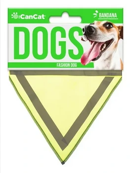 [917] CANCAT FASHION DOG BANDANA REFLECTIVA