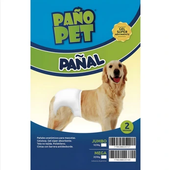 [23982] PAÑO PET PAÑAL PACK X2 MAX JUMBO 10 a 20kg