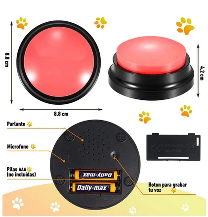 BOTON DE ENTRENAMIENTO COMANDO CON ALMACENAJE DE VOZ