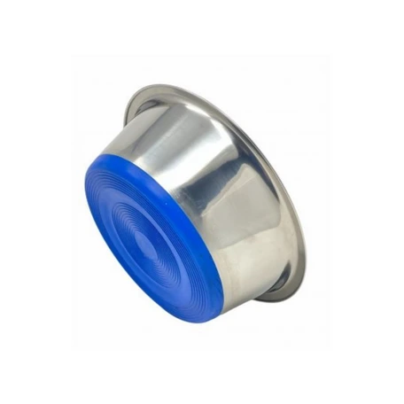 COMEDERO ACERO INOXIDABLE CON ANTIDESLIZANTE MEDIANO 22CM