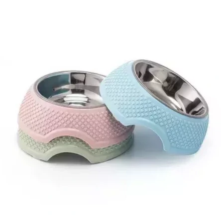 COMEDERO ACERO INOX DESMONTABLE CORAZONES RELIEVE