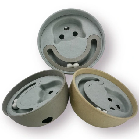 COMEDERO BOWL INTERACTIVO COMELENTO VAIVEN ACERO INOX