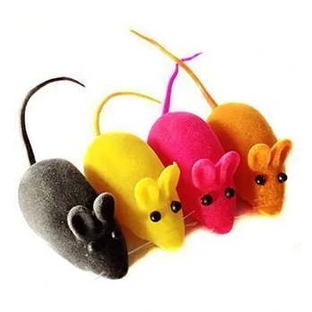 JUGUETE GATO / RATA FELPA X1 U. CON CHIFLE