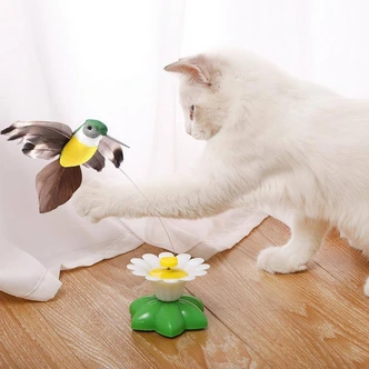 JUGUETE GATO PAJARO VOLADOR