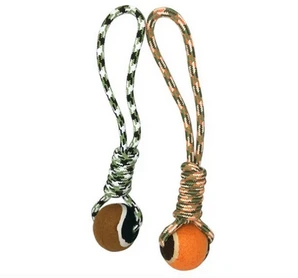 PELOTA TENIS CON TIRANTE SOGA TRENZADA