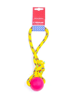 [S401] SOGA ALPINA 8MM CON PELOTA DE GOMA CHICA 25CM LARGO