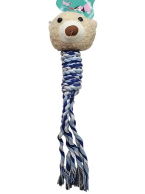 SOGA CON PELUCHE CARA DE OSO 10X30