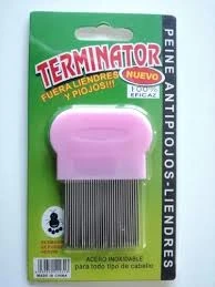 TERMINATOR PEINE FINO PARA PULGAS/LAGAÑAS