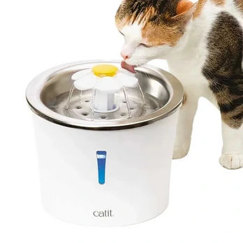 CATIT BEBEDERO FLOWER ACERO 3L