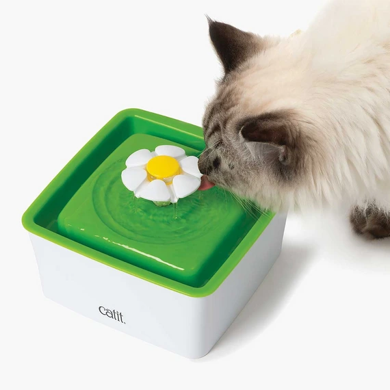 [43735] CATIT BEBEDERO MINI FLOWER CUADRADA 1,5 L