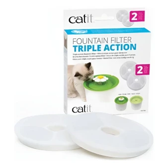 CATIT REPUESTO FILTRO HAGEN TRIPLE ACTION FOUNTAIN FILTER - PACK 2