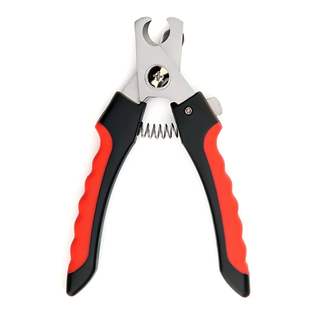 ALICATE GRANDE NEGRO CON ROJO