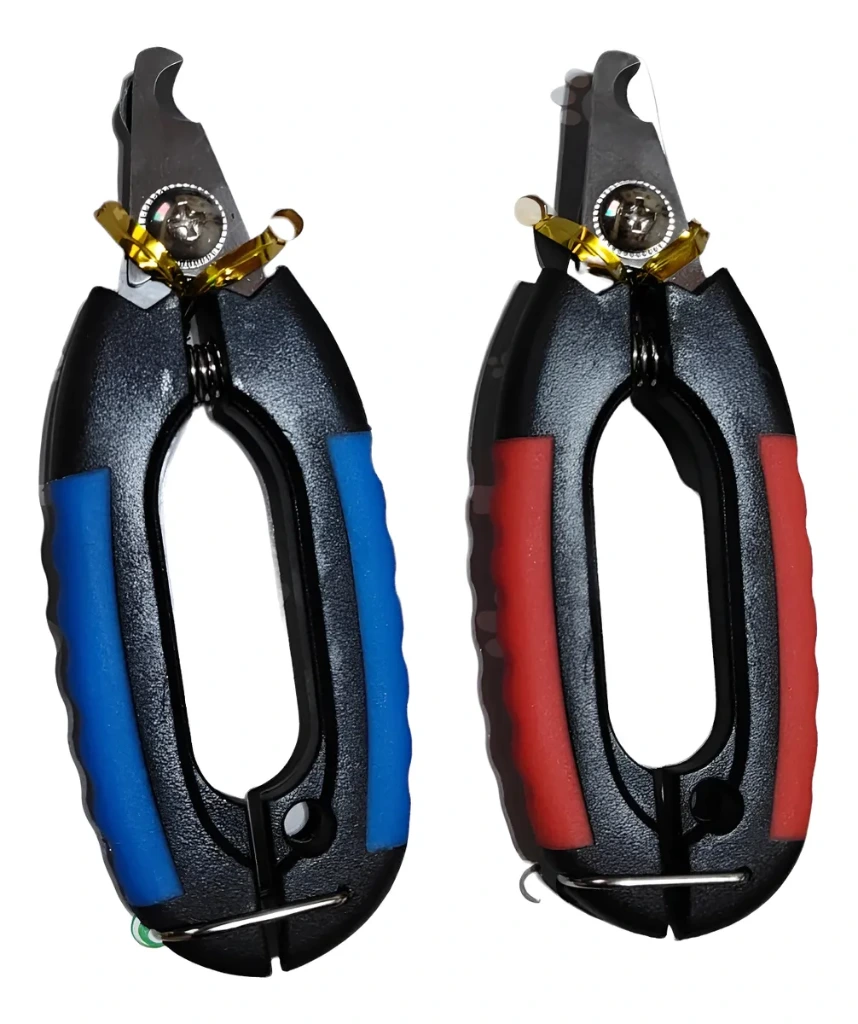 ALICATE MEDIANO NEGRO CON ROJO/AZUL