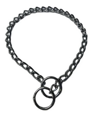 COLLAR DE AHORQUE GRANDE NEGRO 70cm