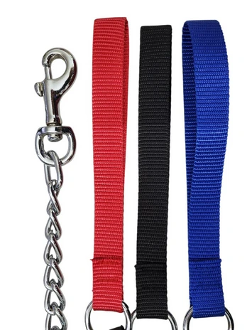 [P351-20] CORREA CADENA MOSQUETON REFORZADO MANIJA SOFT CHICA 2mm x 1.20mtr