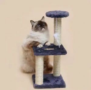 RASCADOR 2 NIVELES CON PLUMA COLGANTE 20X20X40