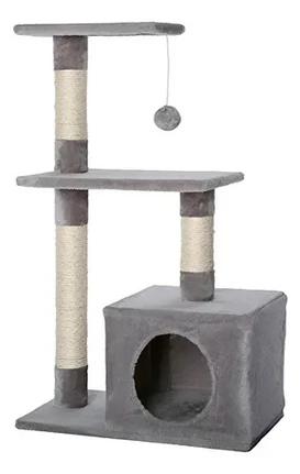 RASCADOR 2 NIVELES CUEVA Y CAMA CON PELOTA 28x65