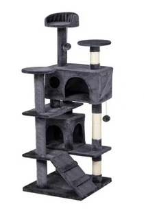 RASCADOR TORRE 5 PISOS 1 RAMPA 2 CUEVAS 1 CAMA48x48x132cm.