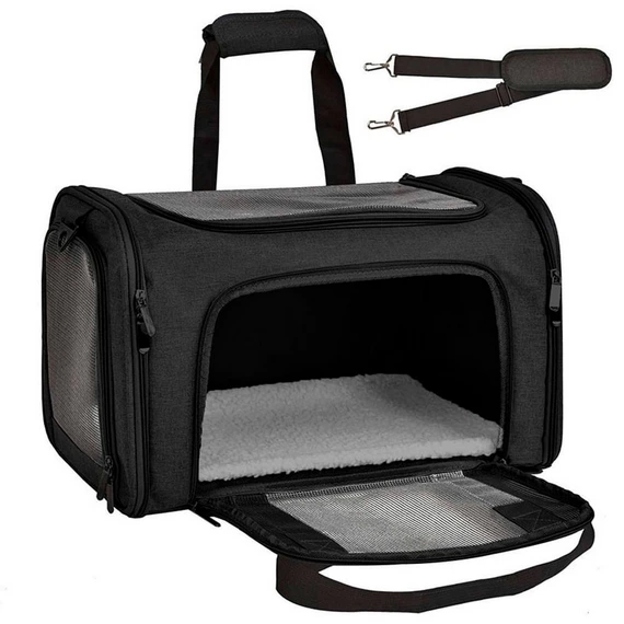 BOLSO TRANSPORTADOR CLASICO CON RED 44x28x25