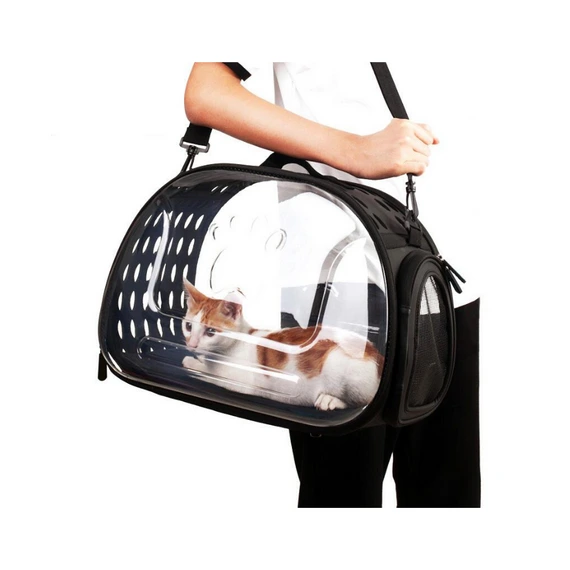 BOLSO TRANSPORTADOR SEMIRIGIDO TRANSPARENTE
