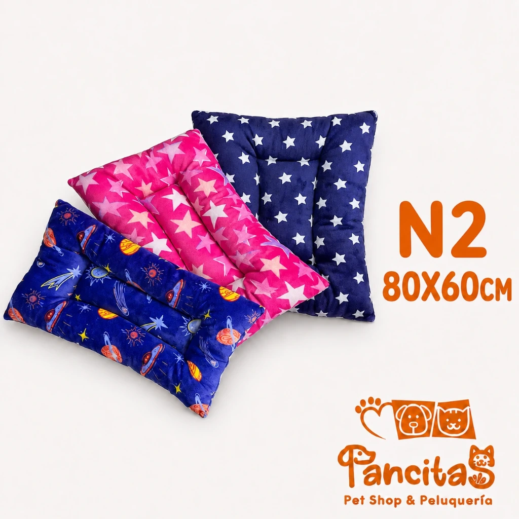 COLCHONETA POLAR ESTAMPADO N2 80x60cm