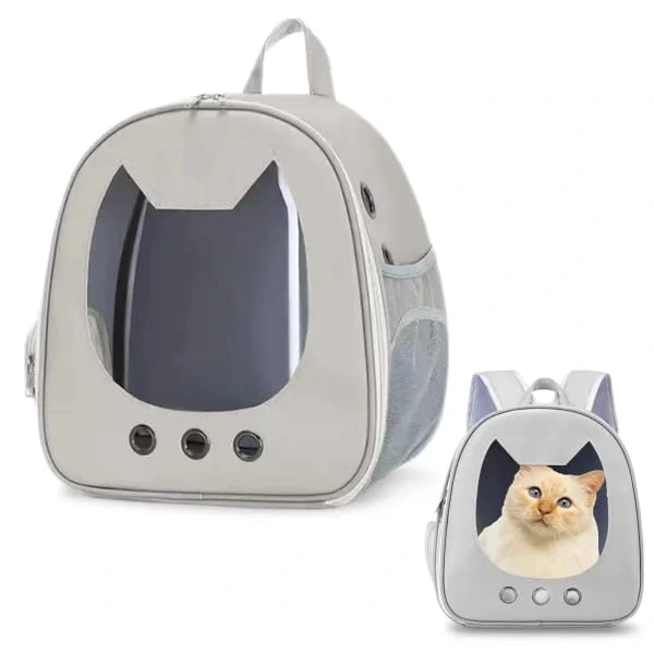 MOCHILA TRANSPORTADORA CARA GATO