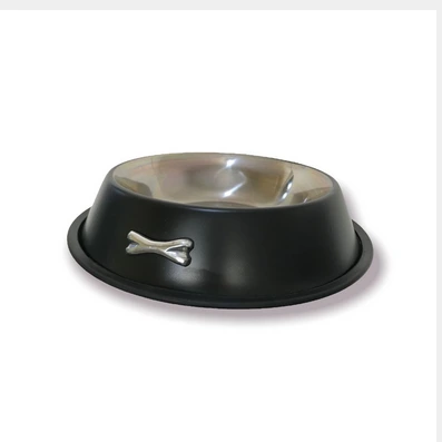 [acero4] COMEDERO ACERO INOX NEGRO Y COMUN T4 1,89 LTS - 64 ONZAS