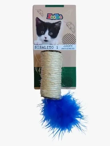 [JUG024] ZOOTEC JUGUETE GATO SISALITO N1 PROMO