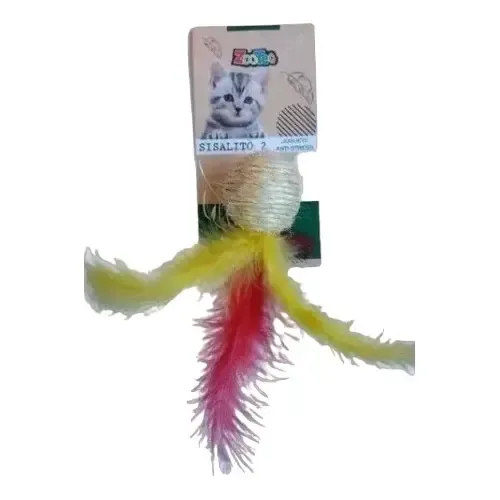 [JUG027] ZOOTEC JUGUETE GATO SISALITO N2 PROMO